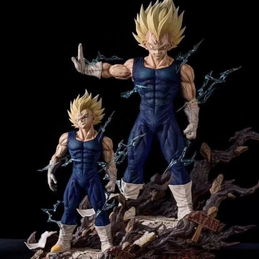 20cm Dragon Ball Z Majin Vegeta Figure – Battle-Ready GK Statue - Image 2