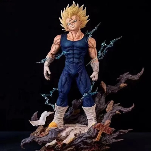 20cm Dragon Ball Z Majin Vegeta Figure – Battle-Ready GK Statue - Image 3