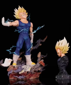 20cm Dragon Ball Z Majin Vegeta Figure – Battle-Ready GK Statue