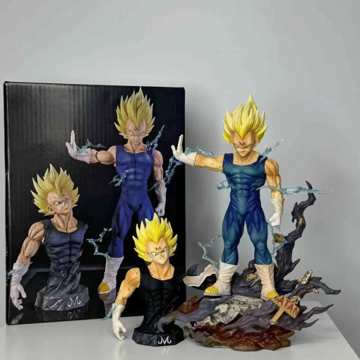 20cm Dragon Ball Z Majin Vegeta Figure – Battle-Ready GK Statue - Image 5