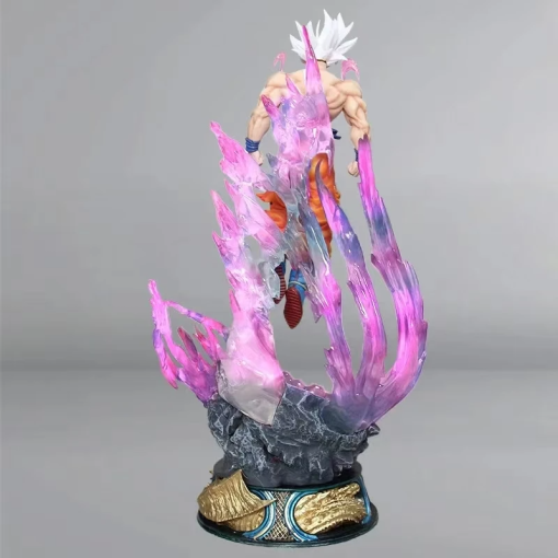 24cm Goku Ultra Instinct Figure – Light-Up Dragon Ball Statue - Image 6