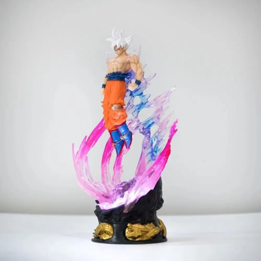 24cm Goku Ultra Instinct Figure – Light-Up Dragon Ball Statue - Image 5