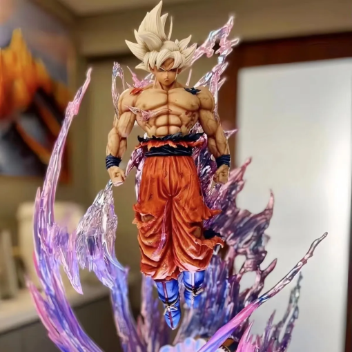 24cm Goku Ultra Instinct Figure – Light-Up Dragon Ball Statue - Image 8