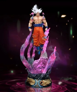 24cm Goku Ultra Instinct Figure – Light-Up Dragon Ball Statue