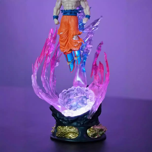 24cm Goku Ultra Instinct Figure – Light-Up Dragon Ball Statue - Image 9