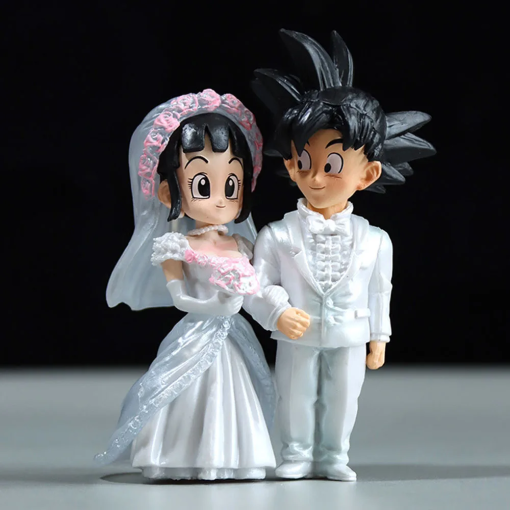 9cm Goku & Chichi Wedding Figure – Q Ver. Dragon Ball Collectible
