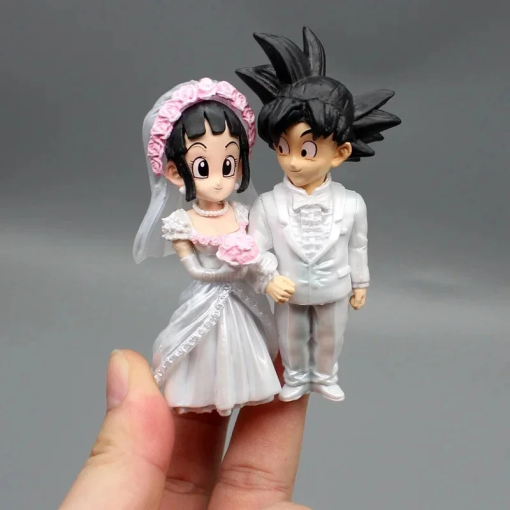 9cm Goku & Chichi Wedding Figure – Q Ver. Dragon Ball Collectible - Image 9