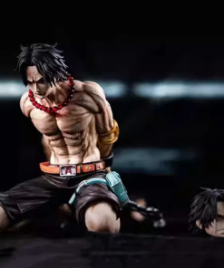 12cm Ace Execution Figure – One Piece GK Kneeling Display Model