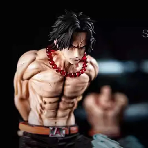 12cm Ace Execution Figure – One Piece GK Kneeling Display Model - Image 4