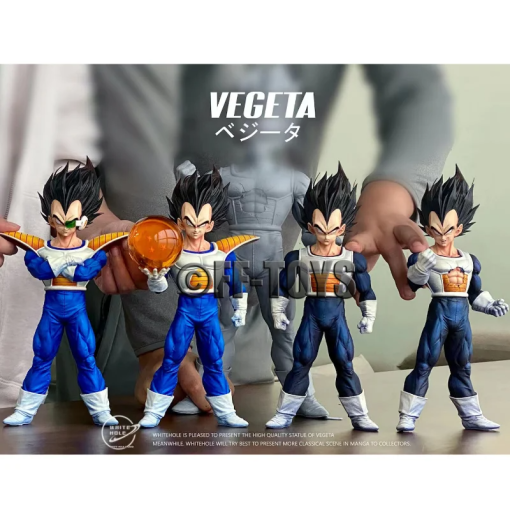 28cm Vegeta GK Figure – White Hole Namek Manga PVC Statue - Image 7