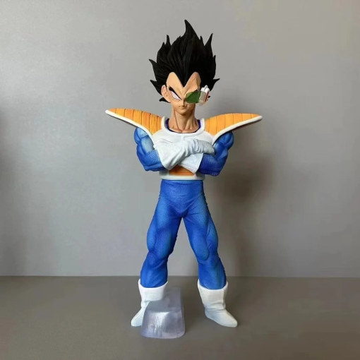 28cm Vegeta GK Figure – White Hole Namek Manga PVC Statue - Image 3