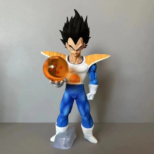28cm Vegeta GK Figure – White Hole Namek Manga PVC Statue - Image 2