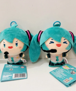 Hatsune Miku Spin‑Up Pendant Doll – 13 cm Double‑Ponytail Cutie