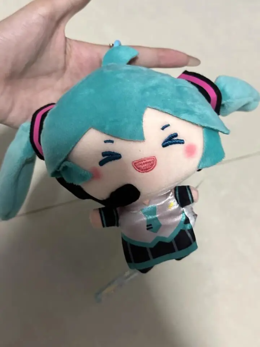 Hatsune Miku Spin‑Up Pendant Doll – 13 cm Double‑Ponytail Cutie - Image 3