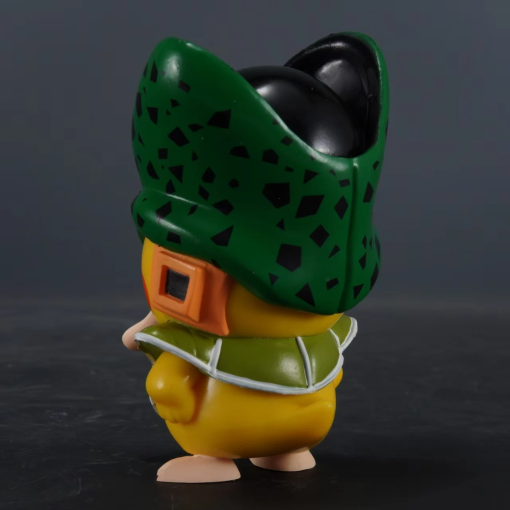 Psyduck x Saiyan Figure – 8cm Funny Cosplay PVC Model Toy - Image 9
