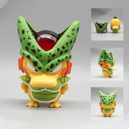 Psyduck x Saiyan Figure – 8cm Funny Cosplay PVC Model Toy