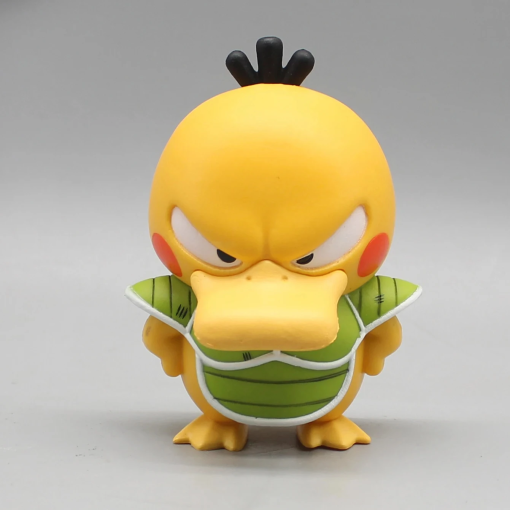 Psyduck x Saiyan Figure – 8cm Funny Cosplay PVC Model Toy - Image 3
