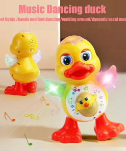 Electric Dancing Duck Toy – Lights, Music & Funny Moves for Kids