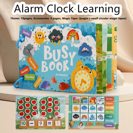 Interactive Busy Book – Animals, Vehicles, Dinosaurs & Learning - Image 10