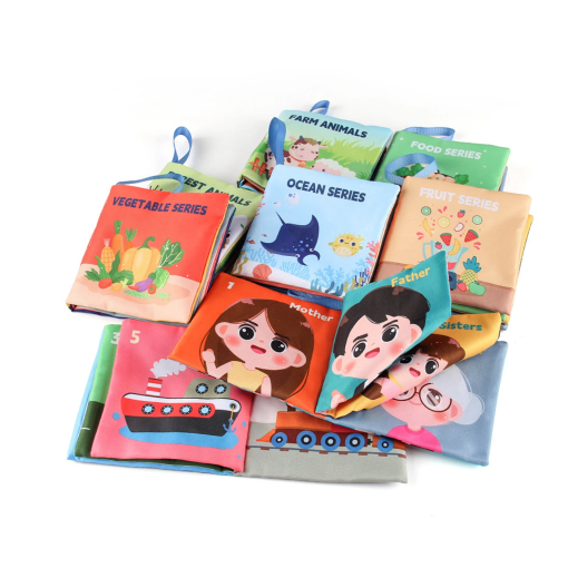 Soft Sensory Baby Book – Montessori 3D Touch & Feel Learning Toy - Image 2