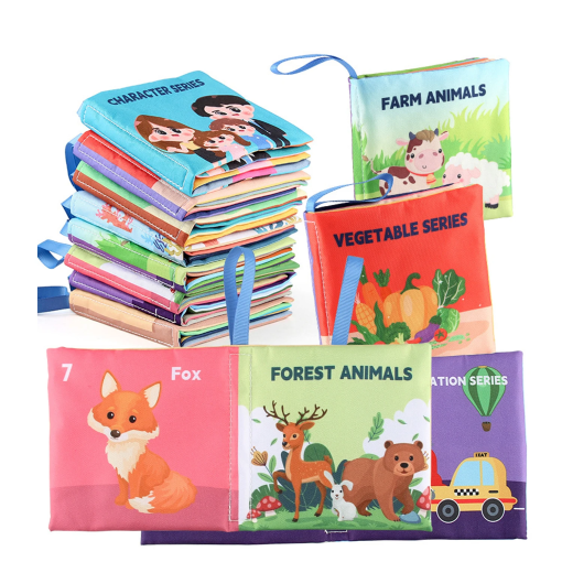 Soft Sensory Baby Book – Montessori 3D Touch & Feel Learning Toy - Image 3