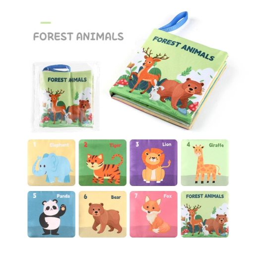 Soft Sensory Baby Book – Montessori 3D Touch & Feel Learning Toy - Image 10