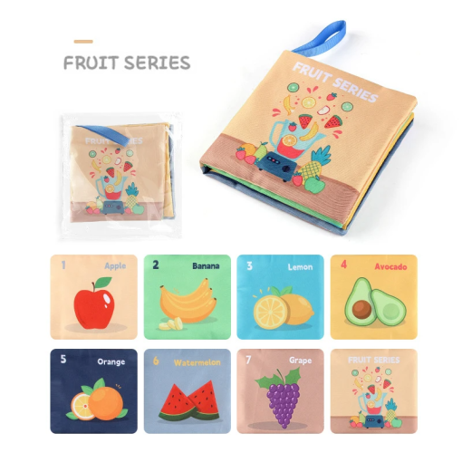 Soft Sensory Baby Book – Montessori 3D Touch & Feel Learning Toy - Image 8