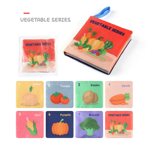 Soft Sensory Baby Book – Montessori 3D Touch & Feel Learning Toy - Image 6