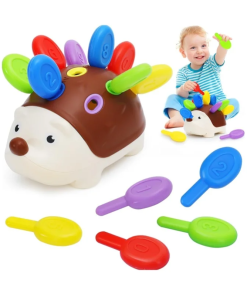 Montessori Sensory Hedgehog – Fine Motor Toy for Toddlers (1–4Y)