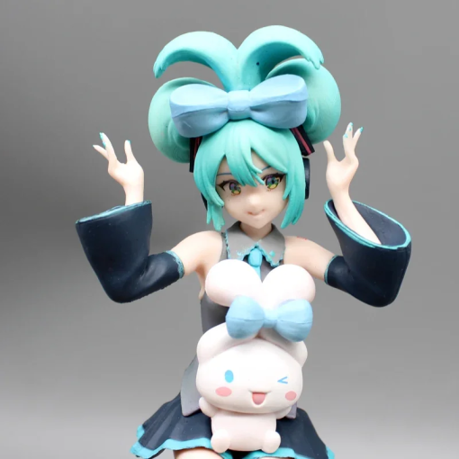 15cm Miku x Cinnamoroll Sitting Figure – Kawaii Anime Collectible - Image 6