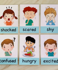 12PCS Montessori English Flash Cards – Fun Learning Game for Kids
