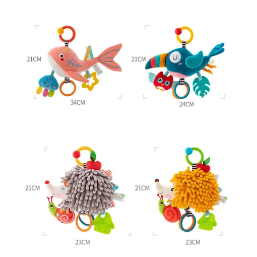 Crib & Stroller Hanging Toy – Plush Rattle for Baby Development - Image 5
