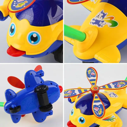 Push Walker Plane Toy – Hand Push Car for Toddlers Learning to Walk - Image 8