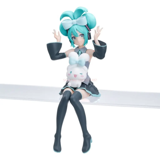 15cm Miku x Cinnamoroll Sitting Figure – Kawaii Anime Collectible - Image 4