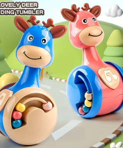 Roly-Poly Baby Toy – Wobbler for 6–12M Learning & Motor Skills