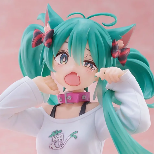 12cm Hatsune Miku Figure – Cat Ear Hoodie Ver. Kawaii Collectible - Image 7