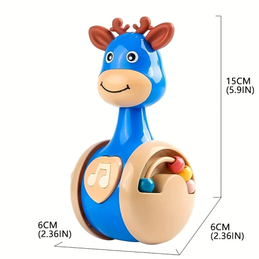 Roly-Poly Baby Toy – Wobbler for 6–12M Learning & Motor Skills - Image 7