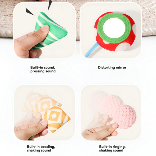 Drawstring Crib Hanging Toy – Soothing Teether Pendant for Babies - Image 5