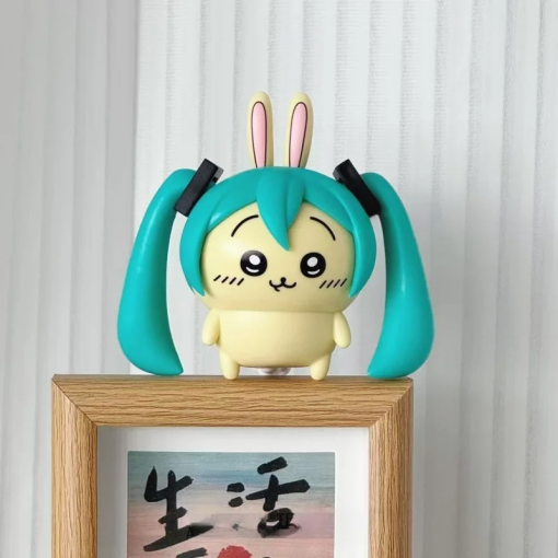 10cm Usagi Cosplay Miku Figure – Kawaii Anime Desk Toy - Image 6