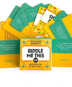 Guessing Puzzle Card Game – Fun After-Dinner Game for 2 Players