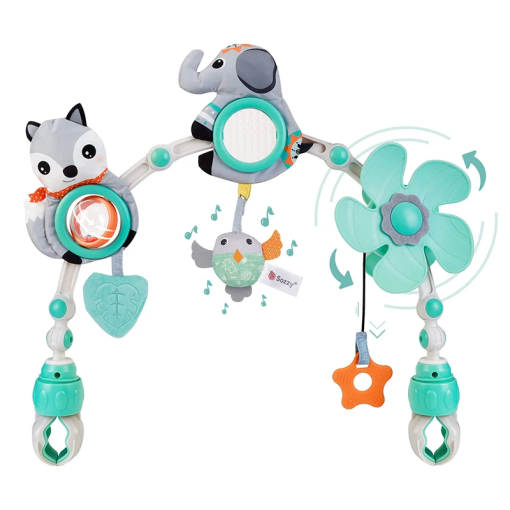 Stroller Arch Toy – Musical Crib Mobile for Newborn Sensory Play