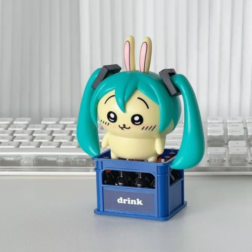 10cm Usagi Cosplay Miku Figure – Kawaii Anime Desk Toy - Image 8