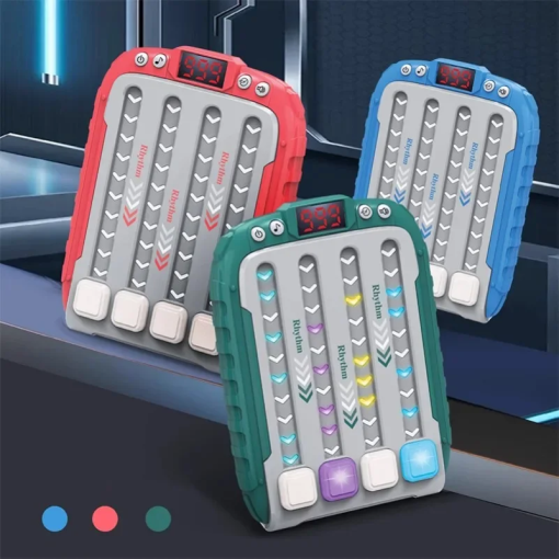 Rhythm Push Game – Light-Up Montessori Music Toy for Kids