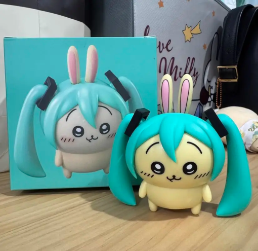 10cm Usagi Cosplay Miku Figure – Kawaii Anime Desk Toy - Image 10