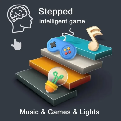 Rhythm Push Game – Light-Up Montessori Music Toy for Kids - Image 5