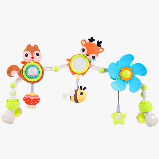 Stroller Arch Toy – Musical Crib Mobile for Newborn Sensory Play - Image 6