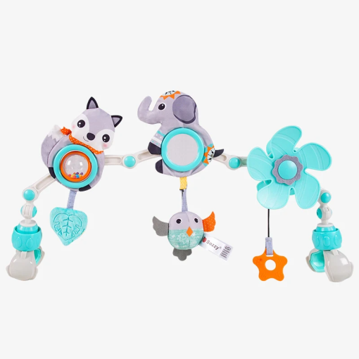 Stroller Arch Toy – Musical Crib Mobile for Newborn Sensory Play - Image 7