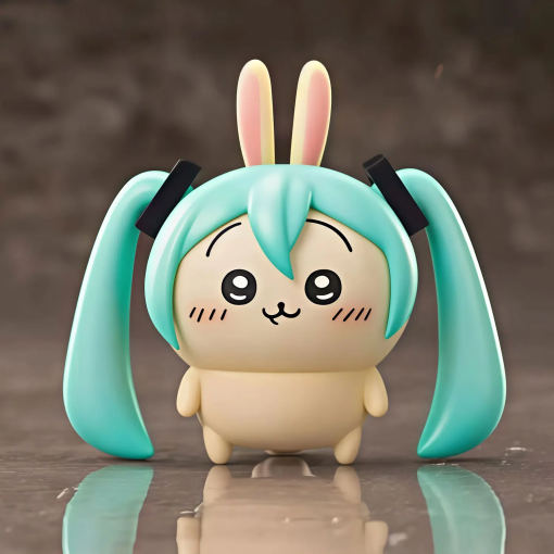 10cm Usagi Cosplay Miku Figure – Kawaii Anime Desk Toy