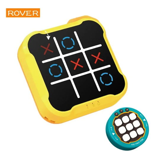 Electronic Tic-Tac-Toe Game – Portable Puzzle Board for All Ages