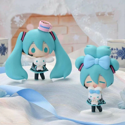 Miku × Cinnamoroll Q Ver. Figure – Kawaii PVC Anime Decoration - Image 5